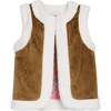 Sherpa Reversible Sleeveless Button Vest, Petersham Patchwork - Vests - 3