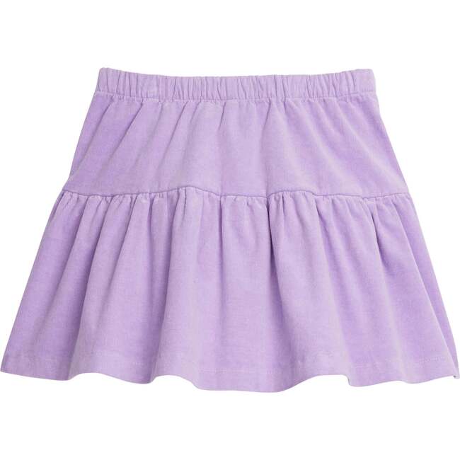 Sally Built-In Shorts Knit Corduroy Skort, Lilac