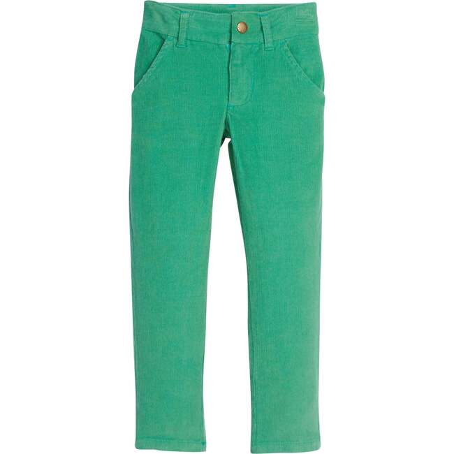 Twiggy Belt Loops Corduroy Pocket Pants, Pine Green