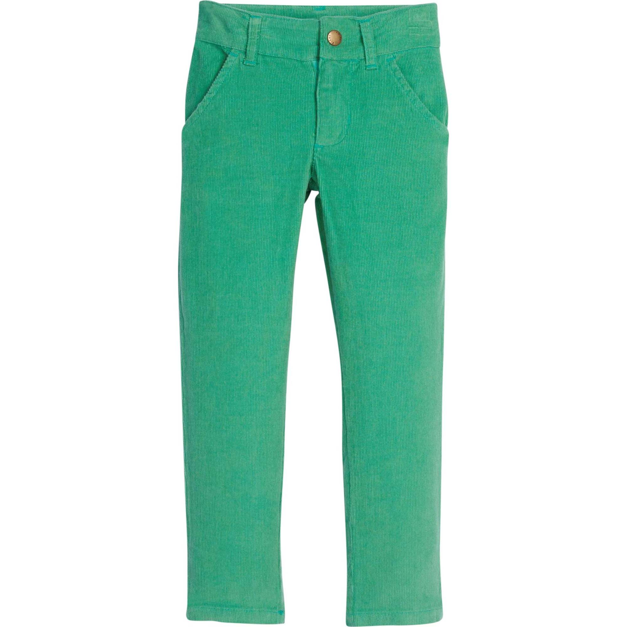 Twiggy Belt Loops Corduroy Pocket Pants, Pine Green - Pants - 1