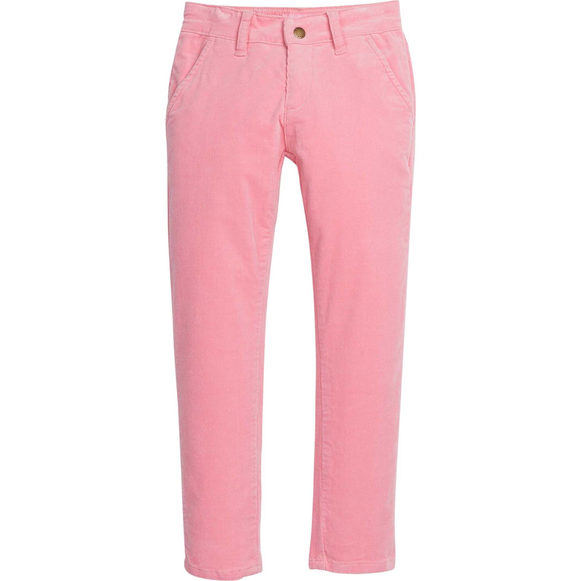 Twiggy Belt Loops Corduroy Pocket Pants, Eraser Pink - Pants - 1
