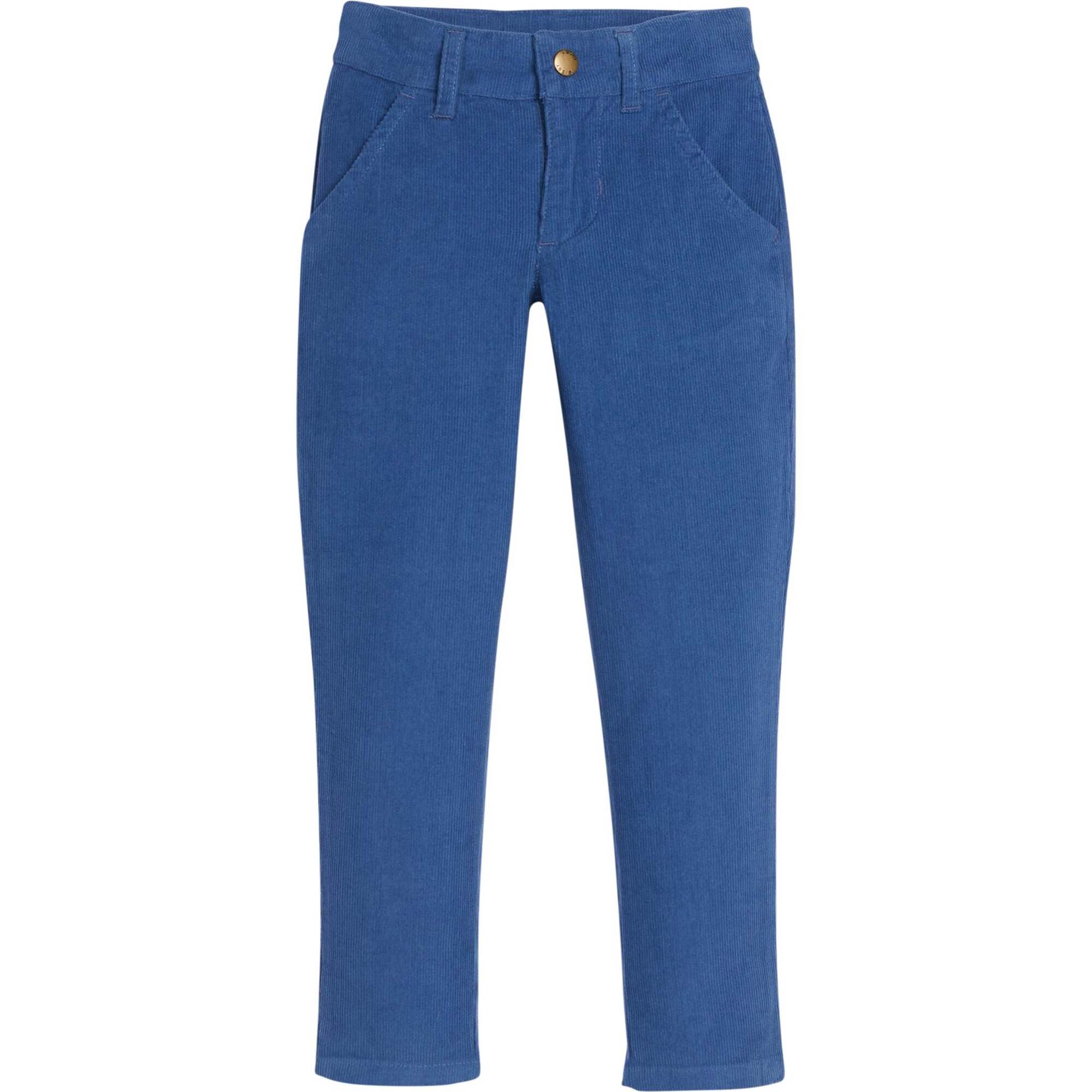 Twiggy Belt Loops Corduroy Pocket Pants, Breton Blue - Pants - 1