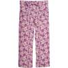 Claiborne Print Bow Waist Wide-Leg Pocket Pant, Petal - Pants - 1 - thumbnail