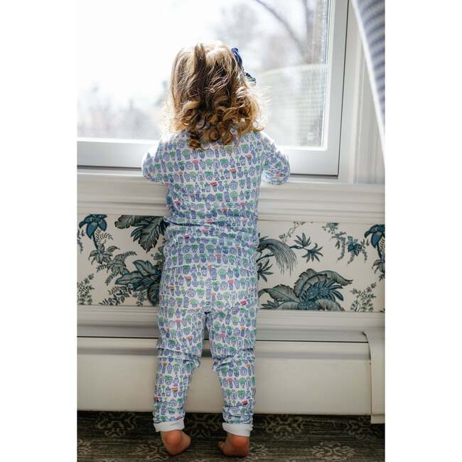 Ginger Jars Two Piece Kids Pajamas, Blue - Pajamas - 6