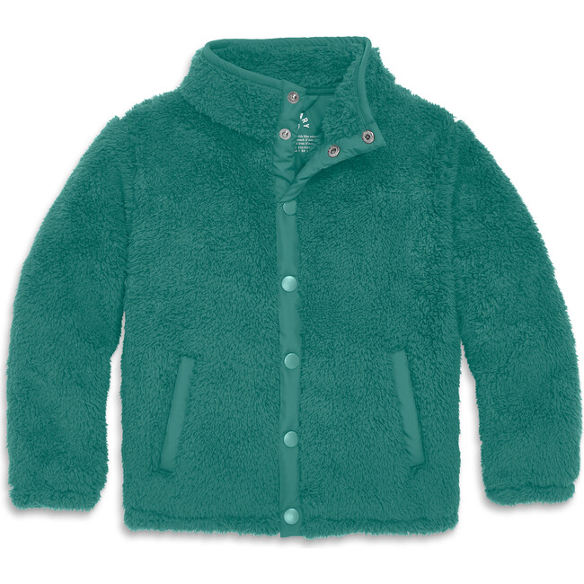 Teddy Fleece Jacket, Sunwashed Teal