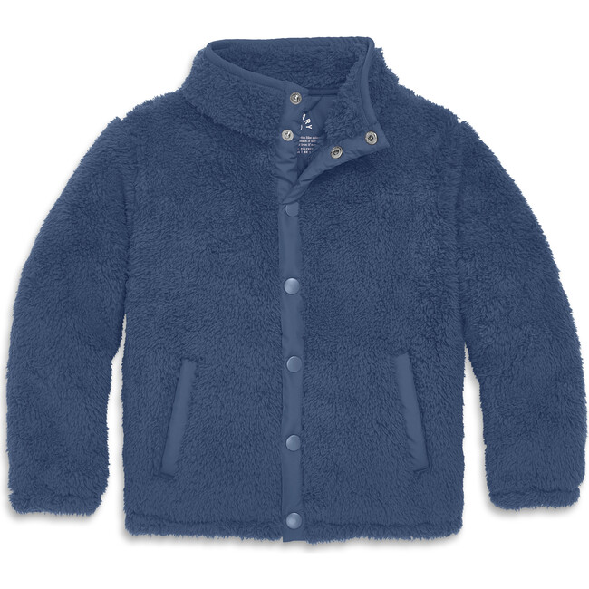 Teddy Fleece Jacket, Sunwashed Navy