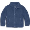 Teddy Fleece Jacket, Sunwashed Navy - Jackets - 1 - thumbnail