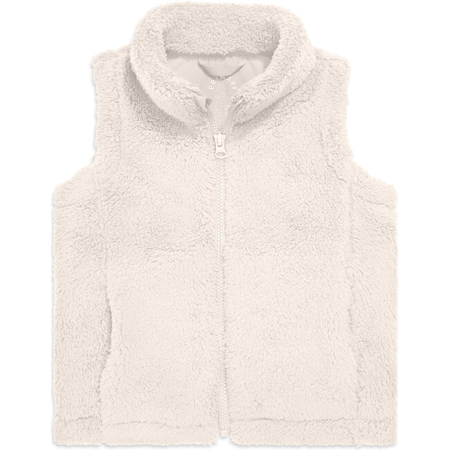 Teddy Fleece Vest, Oat