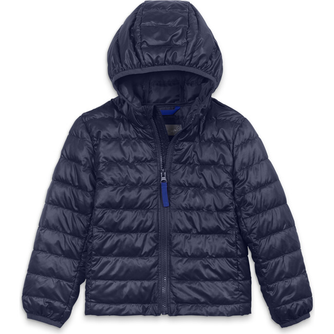 Kids Lightweight Puffer Jacket, Navy