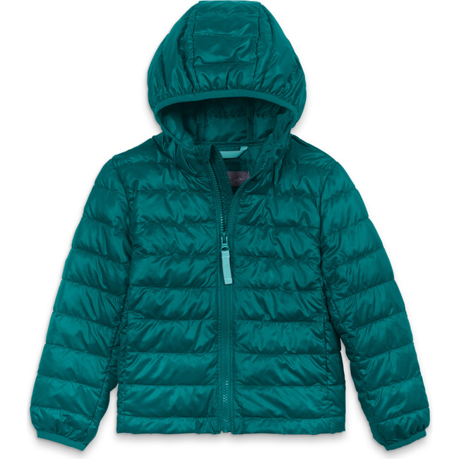 Kids Lightweight Puffer Jacket, Spruce