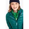 Kids Lightweight Puffer Jacket, Spruce - Jackets - 2