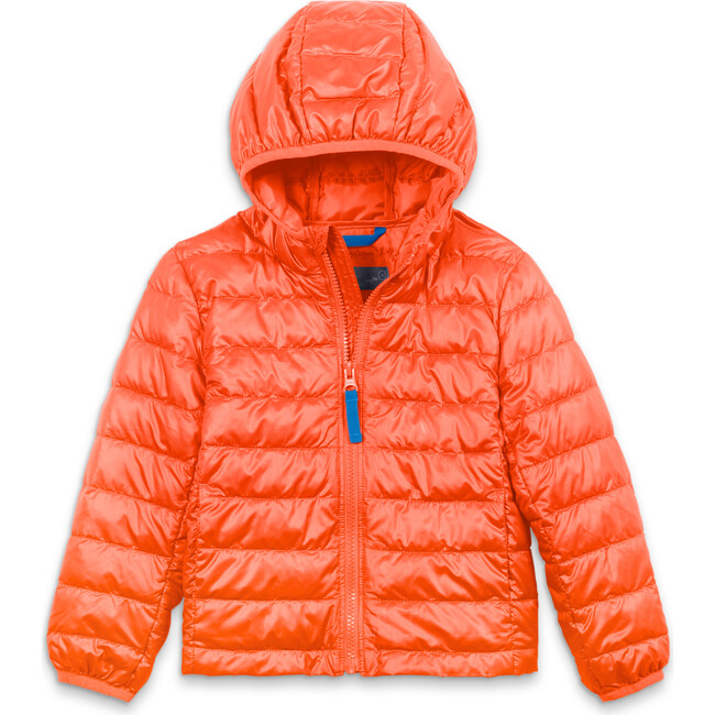 Kids Lightweight Puffer Jacket, Clementine