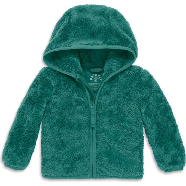 Baby Teddy Fleece Jacket, Sunwashed Teal