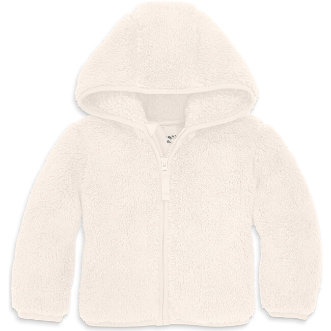 Baby Teddy Fleece Jacket, Oat