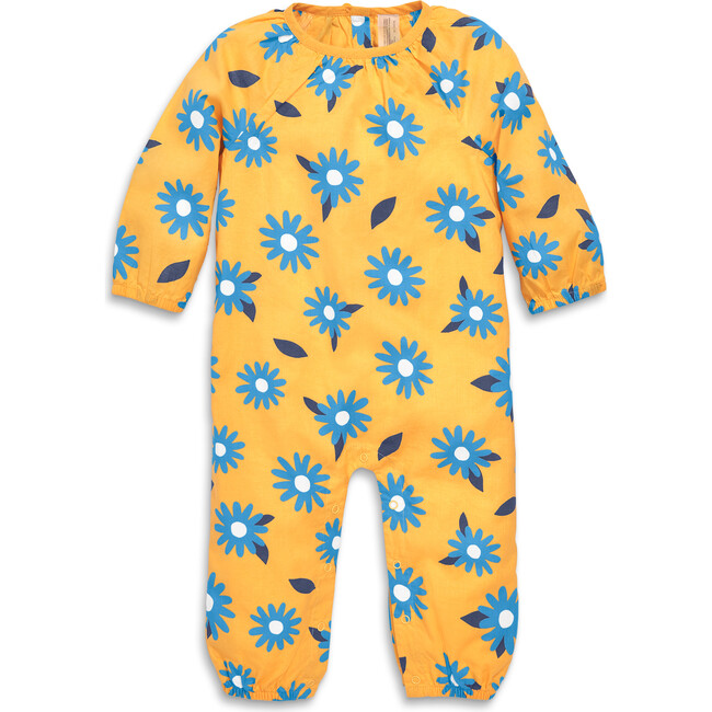 Baby Bubble Romper In Sunflowers, Sunflower Cornflower