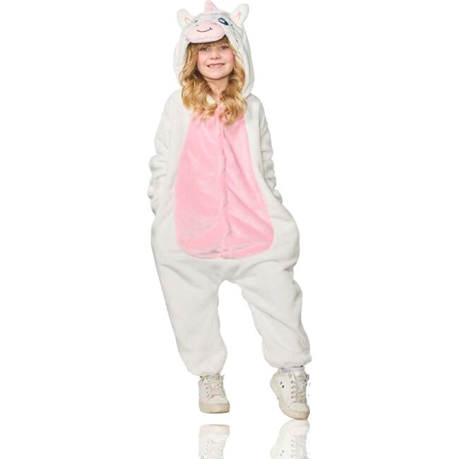 Kids Little Unicorn Hooded Jumpsuit