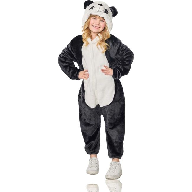 Kids Little Panda Hooded Jumpsuit