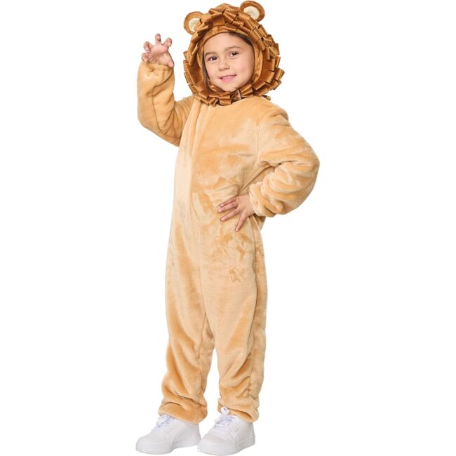 Kids Cuddly Lion Hooded Jumpsuit