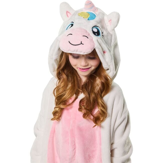 Kids Little Unicorn Hooded Jumpsuit - Costumes - 2