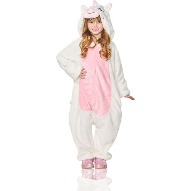 Kids Little Unicorn Hooded Jumpsuit - Costumes - 3