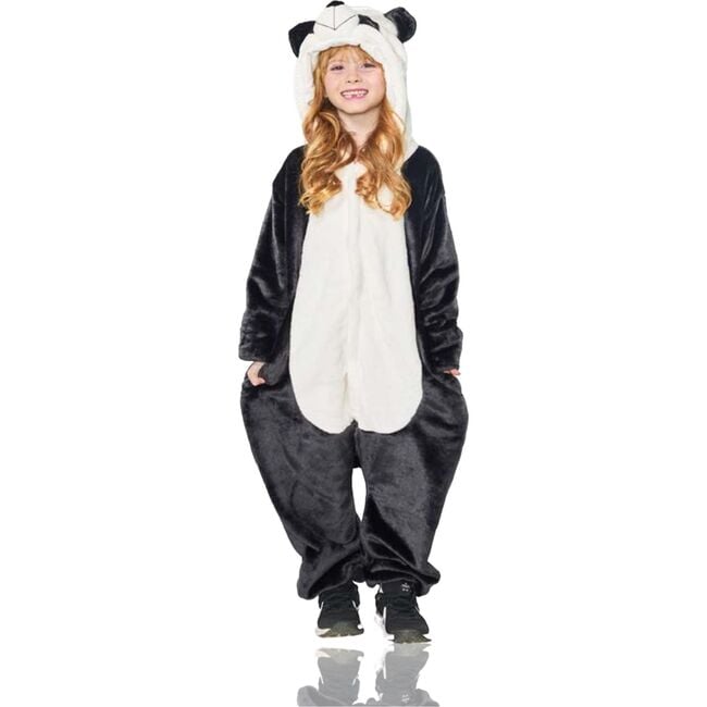 Kids Little Panda Hooded Jumpsuit - Costumes - 3