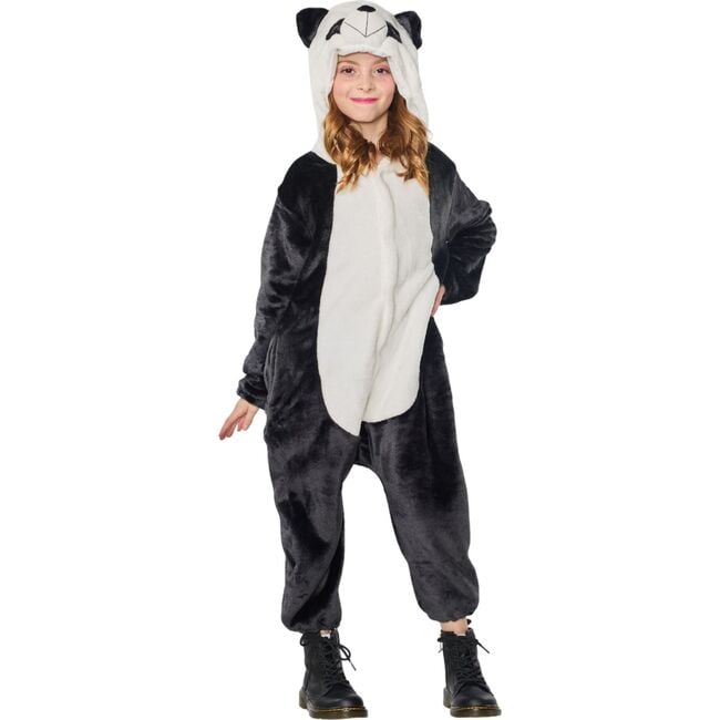 Kids Little Panda Hooded Jumpsuit - Costumes - 4