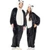 Adult Panda Hooded Jumpsuit - Costumes - 1 - thumbnail