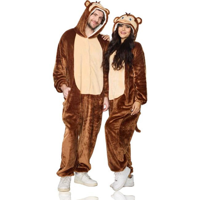 Adult Monkey Hooded Jumpsuit