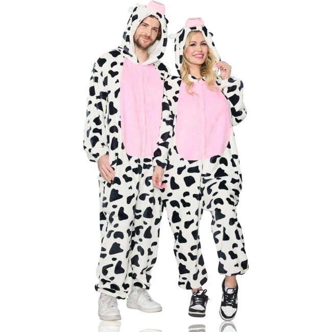 Adult Cow Hooded Jumpsuit