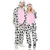 Adult Cow Hooded Jumpsuit - Costumes - 1 - thumbnail