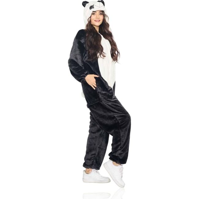 Adult Panda Hooded Jumpsuit - Costumes - 2