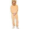 Adult Cuddly Lion Hooded Jumpsuit - Costumes - 1 - thumbnail