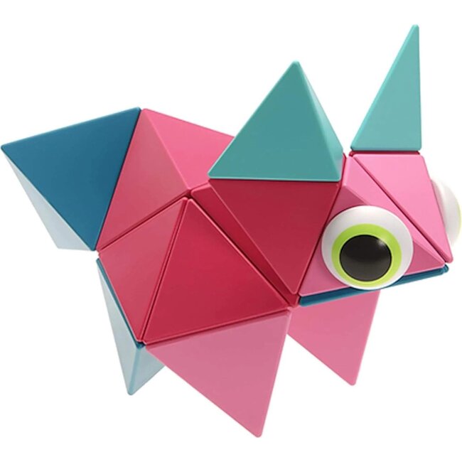 Trido Magnetic Art -Flamingo 24 piece Set - Medium - Building Sets - 3