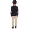 Kids Polo & Cognac Cord Pants Set, Navy Holiday - Mixed Apparel Set - 4