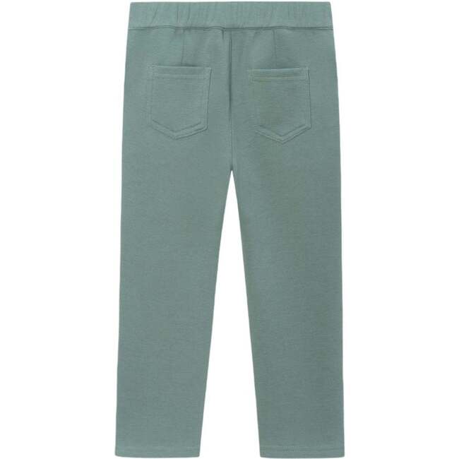 Kids Pique Pant, Green - Pants - 5