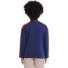 Kids Navy/Red Crewneck Tee, Racecars - T-Shirts - 4