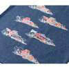 Kids Navy/Red Crewneck Tee, Racecars - T-Shirts - 6
