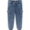 Kids Jersey Twofer Tee & Terry Pants Set, Blue Navy Sports - Mixed Apparel Set - 6