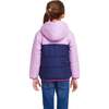 Kids Girls Colorblock Sherpa Jacket, Pink & Purple - Fleece & Sherpa Jackets - 3