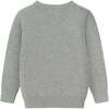 Kids Intarsia Halloween Sweater, Grey - Sweaters - 5