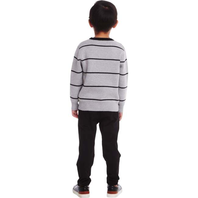Kids Striped Sweater, Holiday Cars - Sweaters - 3
