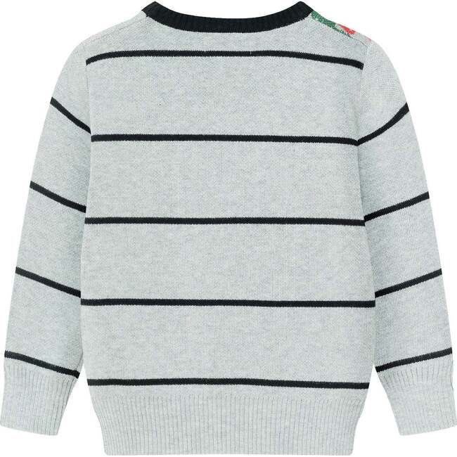 Kids Striped Sweater, Holiday Cars - Sweaters - 4