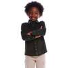 Kids Garment Washed Cord Buttondown, Green - Button Downs - 5