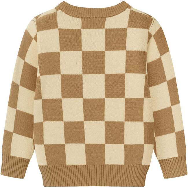 Kids Thankful Dude Sweater, Checkered - Sweaters - 5