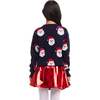 Kids Santa Sweater, Navy - Sweaters - 4