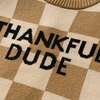 Kids Thankful Dude Sweater, Checkered - Sweaters - 6