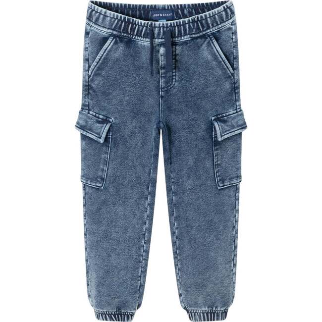 Kids French Terry Jogger, Faux Denim