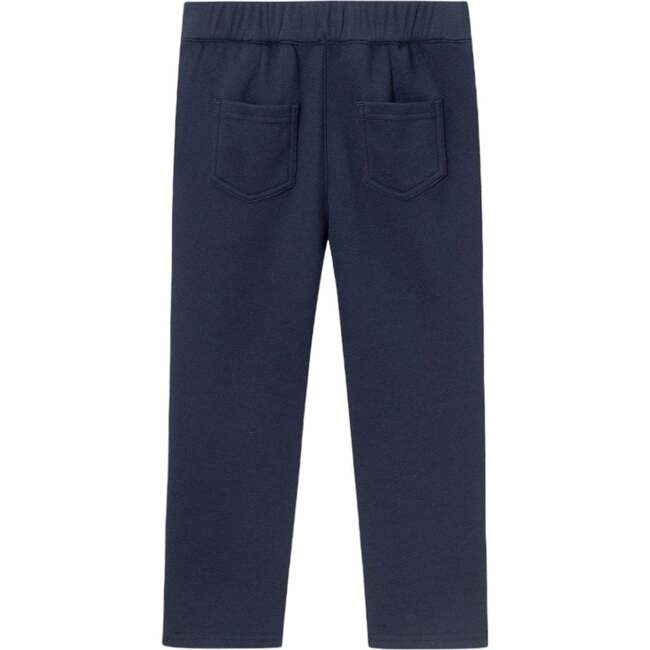 Kids Rugby Shirt & Pique Pant Set, Blue Cream Striped - Mixed Apparel Set - 6