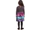 Kids Crushed Velvet Tiered Dress, Multicolor - Dresses - 5