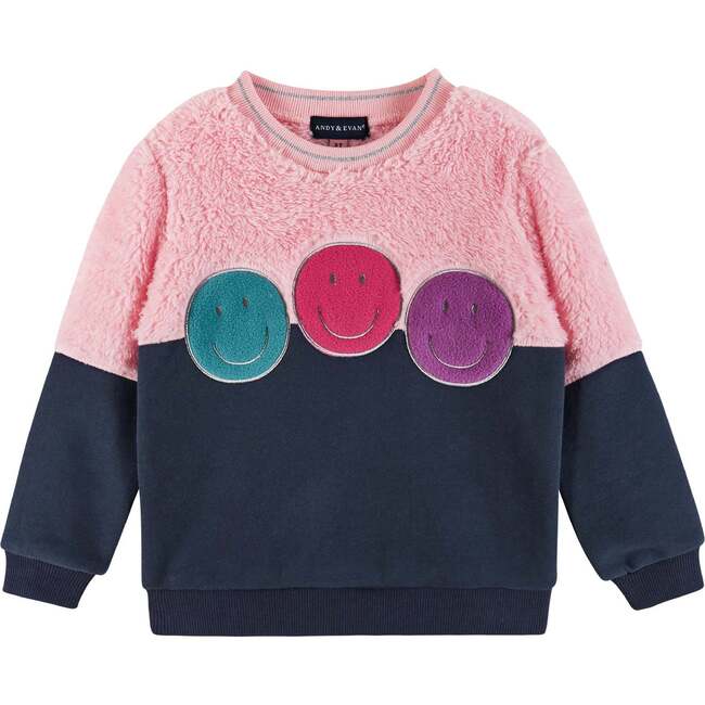 Kids Crewneck & Flare Legging Set, Multicolor Smiles - Mixed Apparel Set - 3